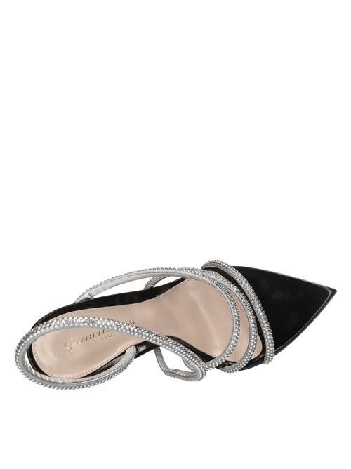  GIANVITO ROSSI | CRYSTAL ETTIE BURMA/NUITNERO-ARGENTO